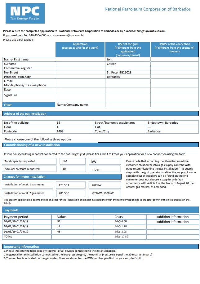  Minol USA business utility bill 